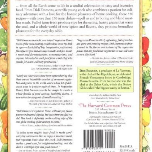 3/$30 Vegetarian Planet: 350 Big-Flavor Recipes for Out-Of-This-World Food Every - Picture 3 of 4